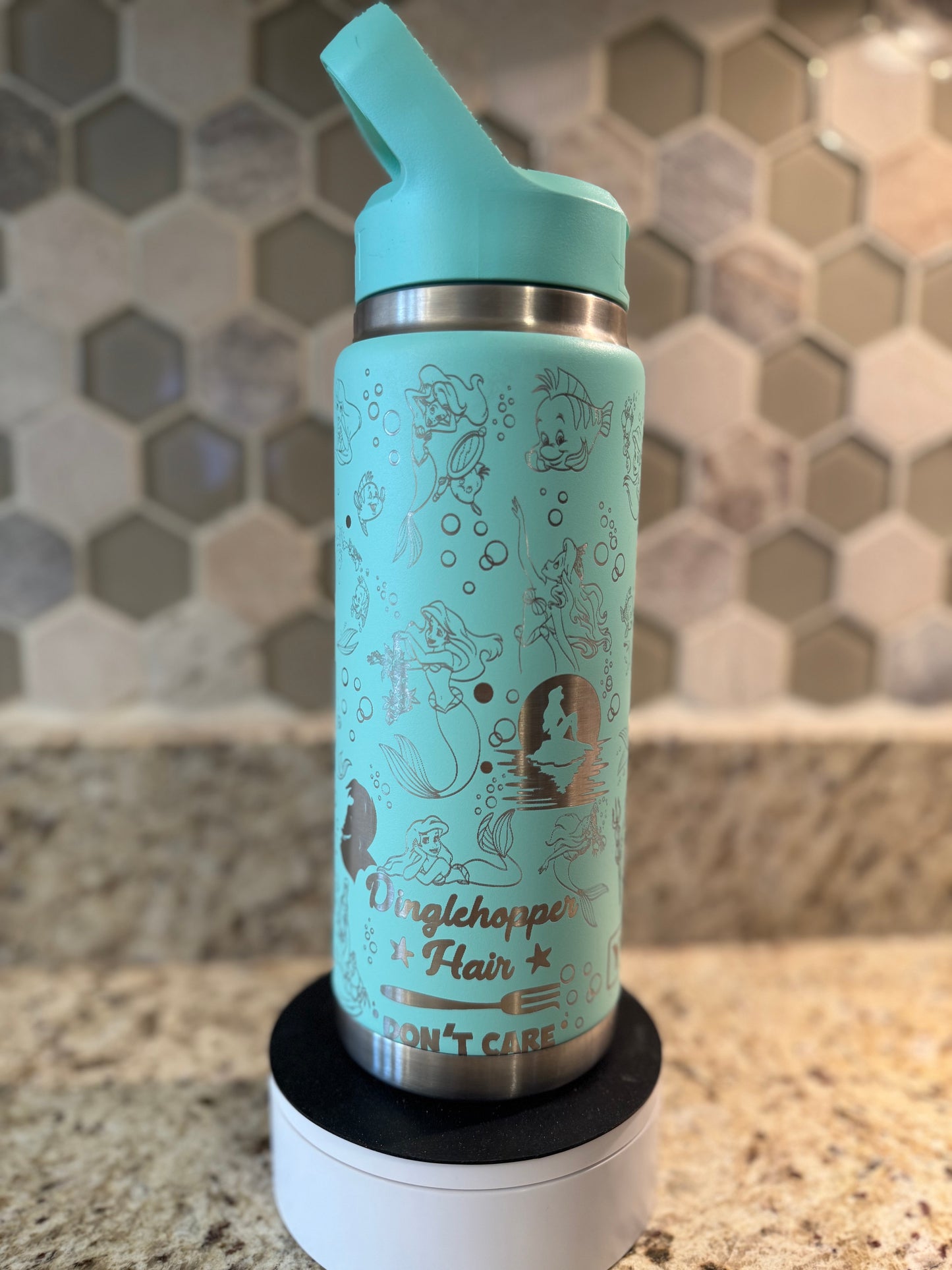 Little Mermaid Full wrap Yeti Waterbottle