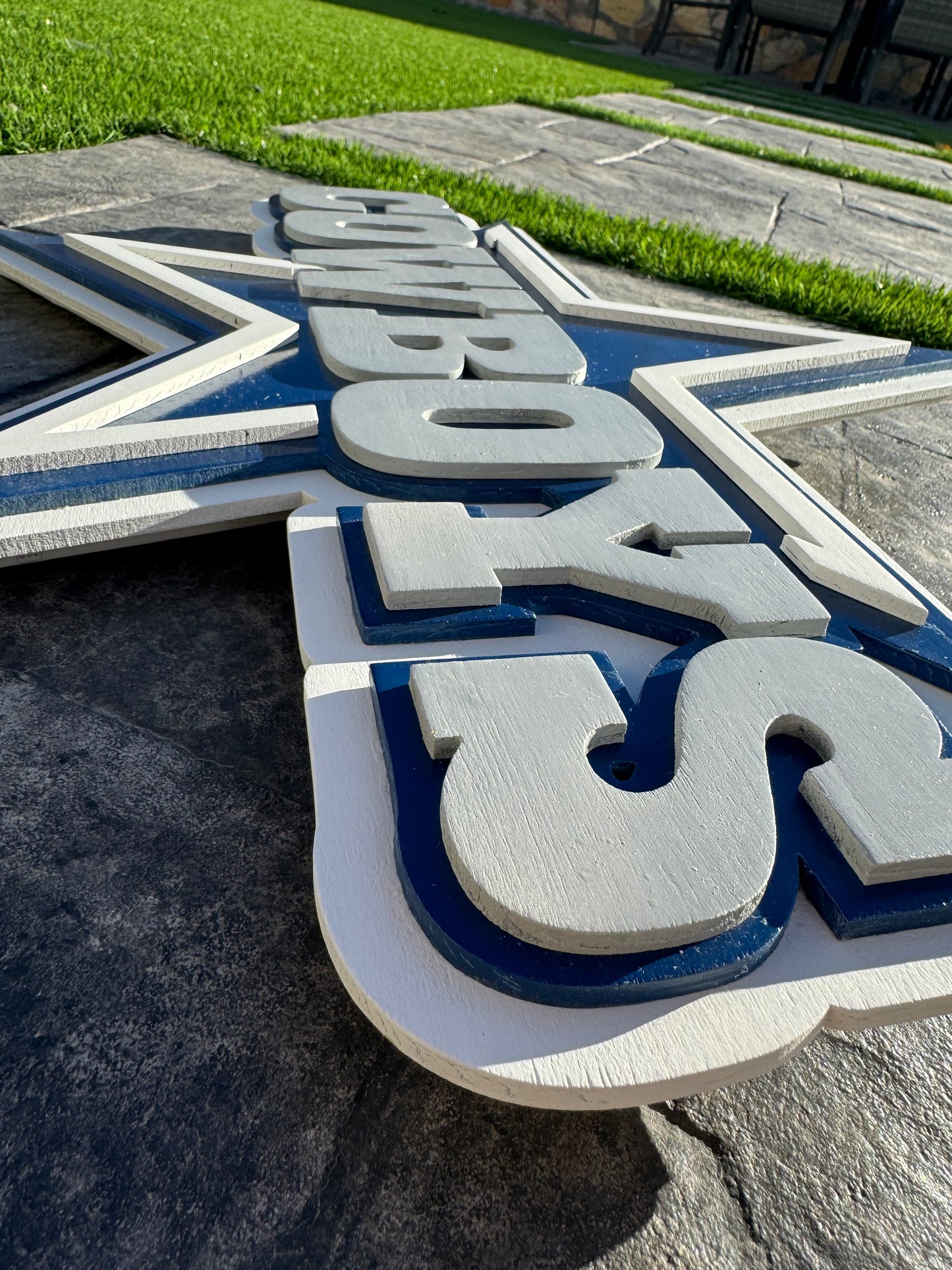 3D Custom Teams wooden sign (large)