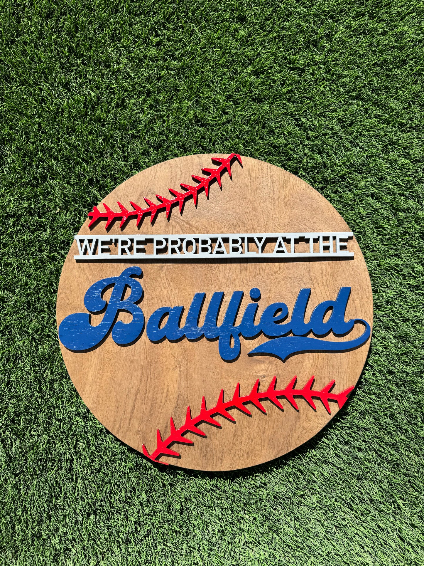 Baseball/Softball field welcome sign