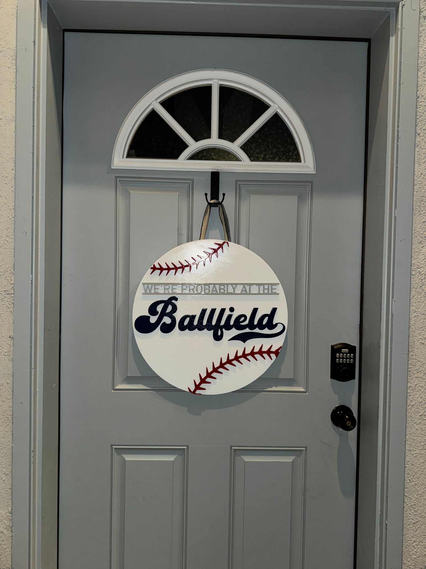 Baseball/Softball field welcome sign