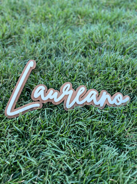Custom Name signs Die Cut 20"