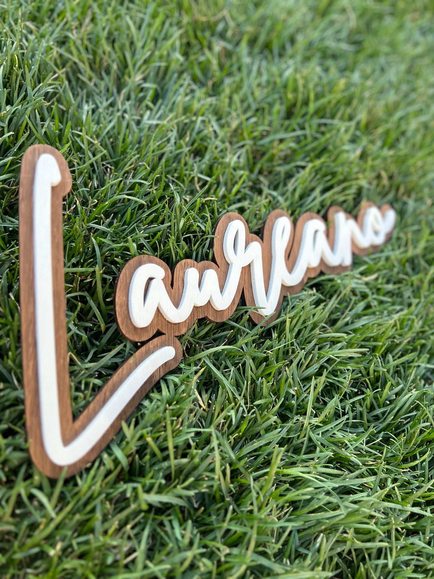 Custom Name signs Die Cut 20"