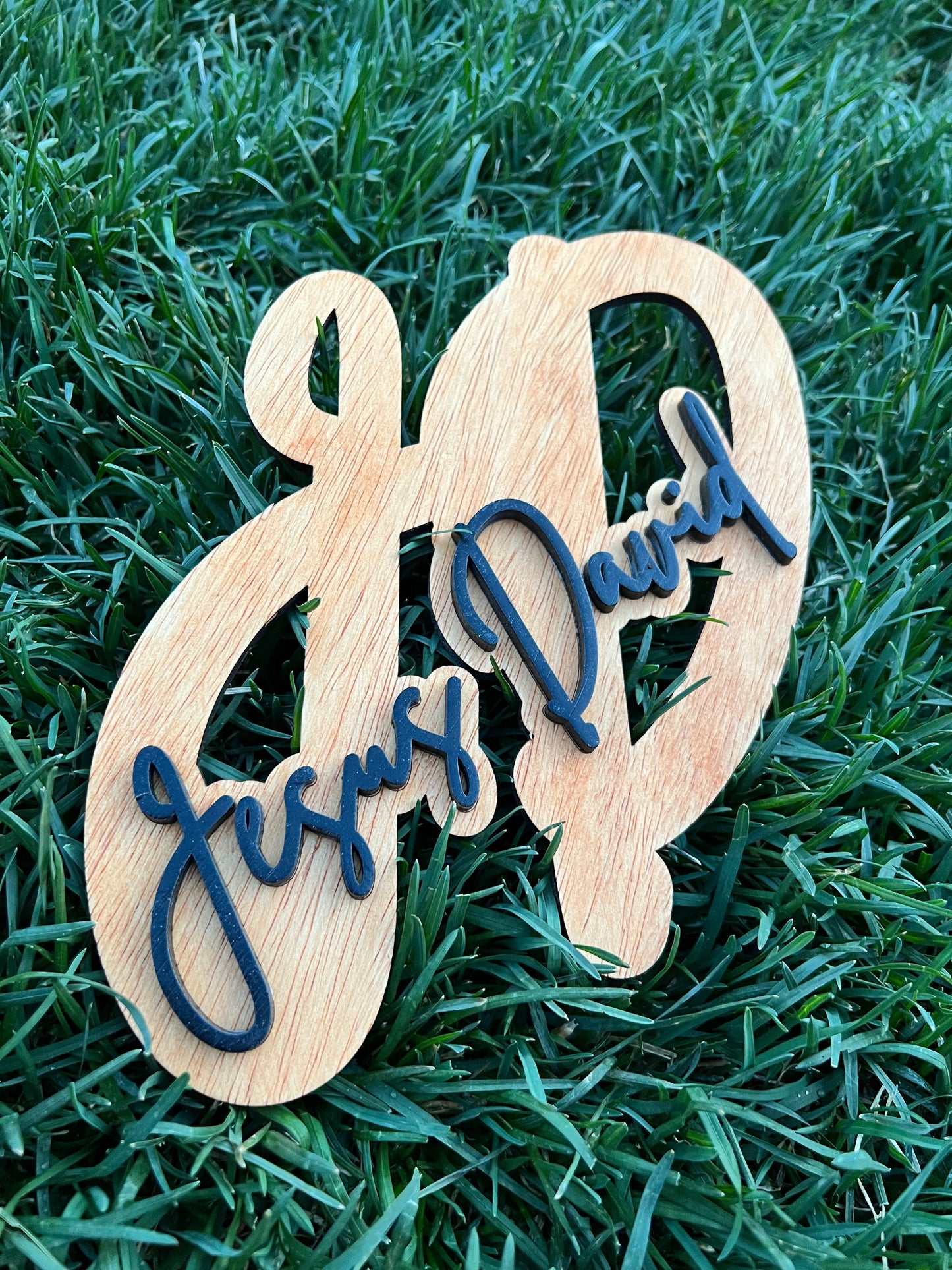 Custom Name Signs Die Cut 10"