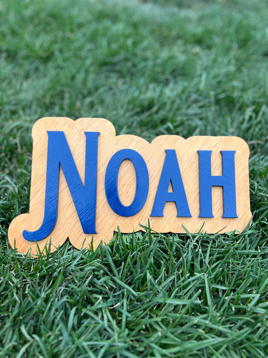 Custom Name Signs Die cut 18"
