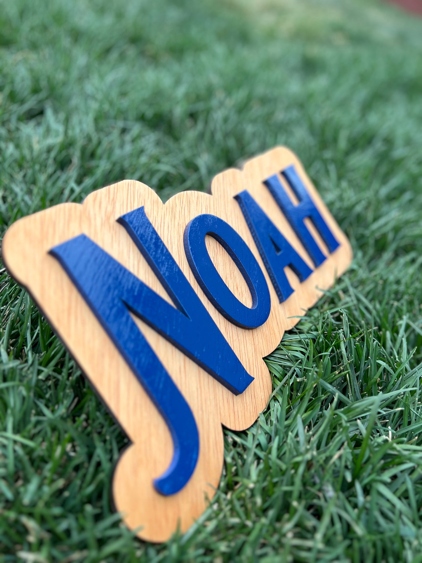 Custom Name Signs Die Cut 12"